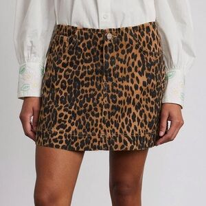 Damson Madder Leopard Mini Skirt